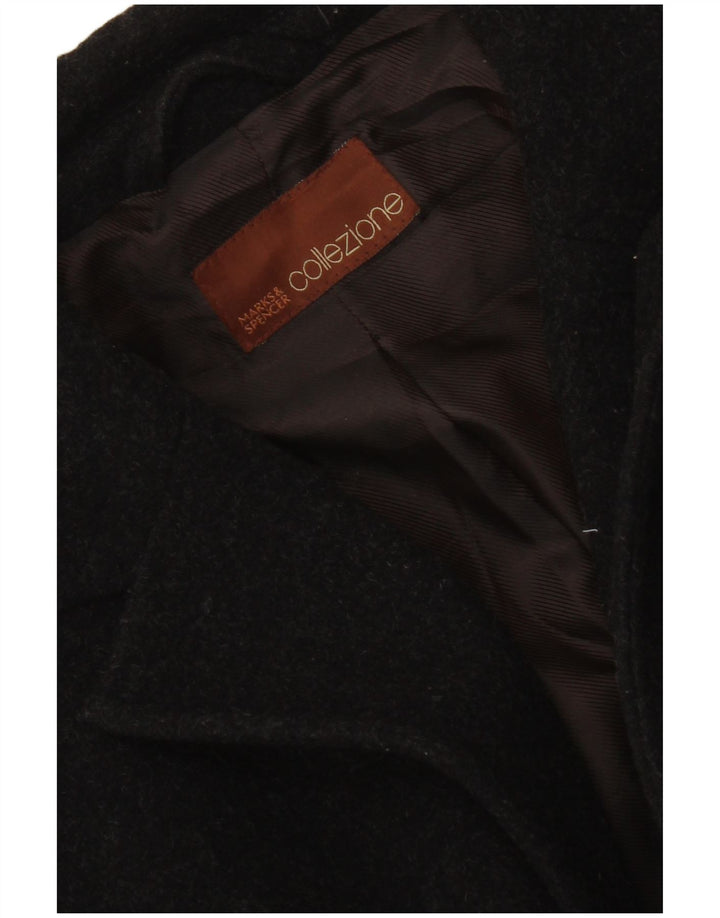 Marks & Spencer Herrenmantel UK 36 Small Graue Wolle