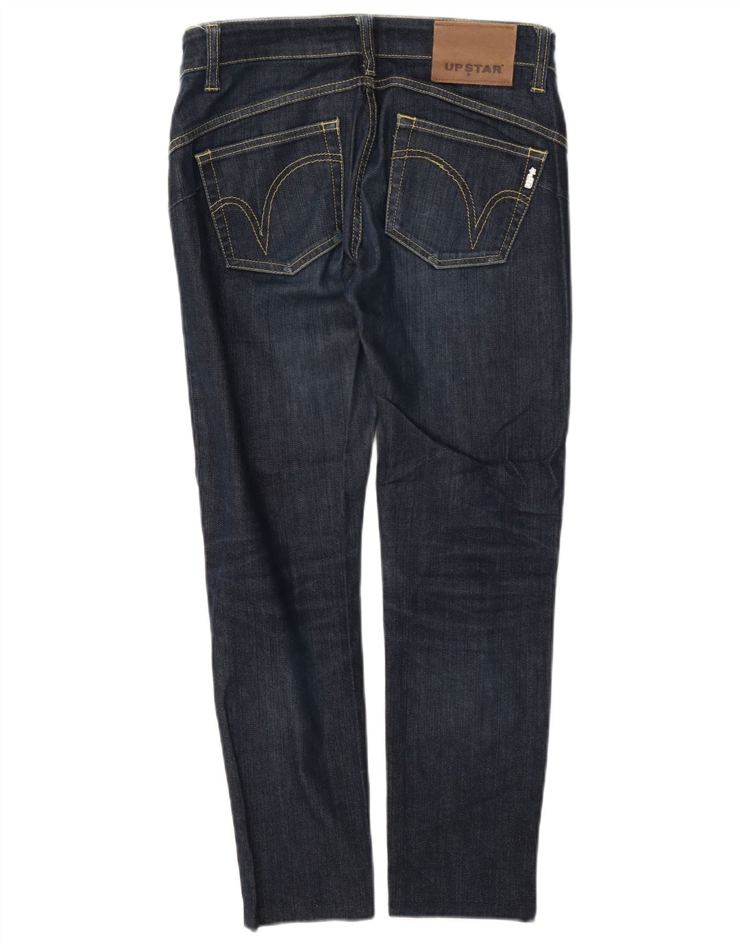 Upstar Damen-Crop-Jeans W28 L25 marineblaue Baumwolle