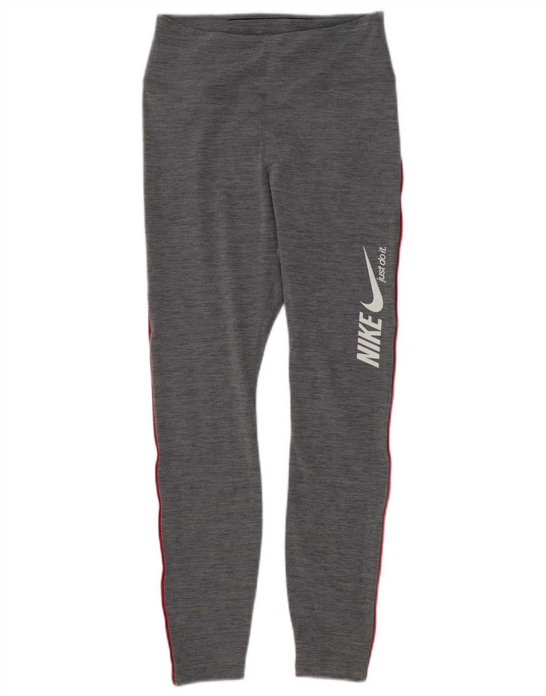 Nike Damen Dri Fit Graphic Leggings UK 10 Small Grau Polyester