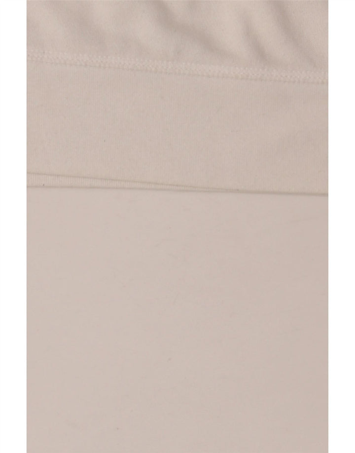 LEVI'S übergroßer Damen-Sweatshirt-Pullover, UK 10, Größe S, weiße Baumwolle
