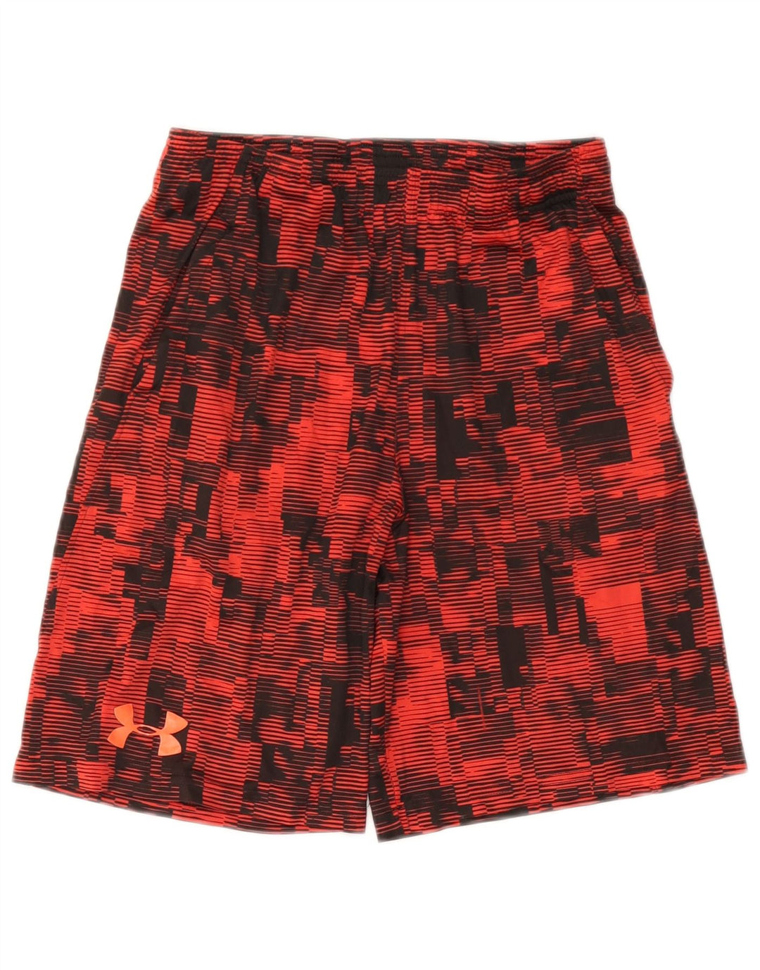 UNDER ARMOUR Heat Gear Sportshorts für Jungen, 13–14 Jahre, XL, rot, geometrisch