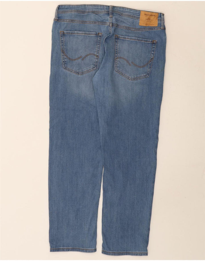 Jack & Jones Herren Slim Jeans W34 L30 Blaue Baumwolle