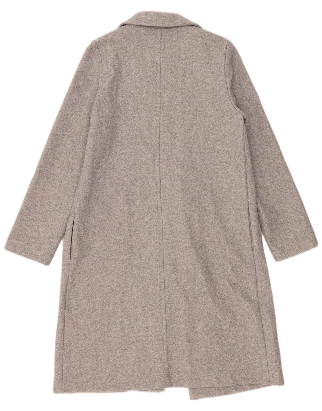 Zara Damen Offener Mantel UK 14 Mittelgrau