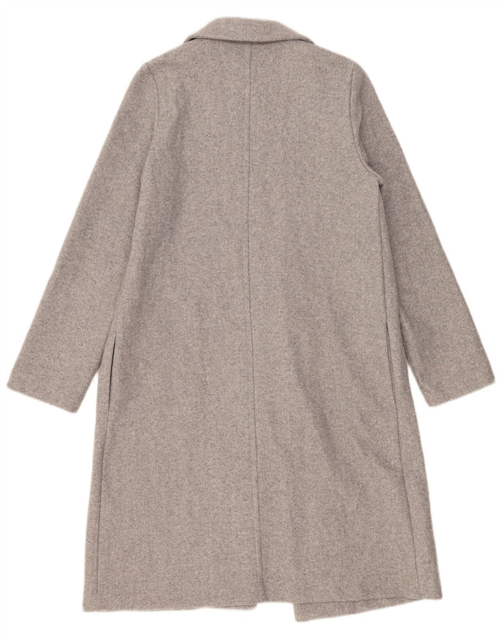 Zara Damen Offener Mantel UK 14 Mittelgrau