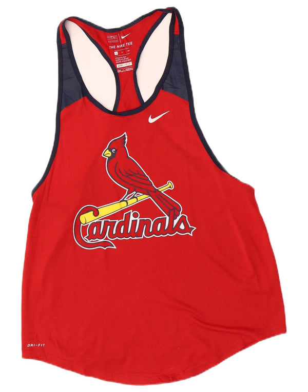 Nike Herren Cardinals ärmelloses Trägershirt, klein, rot, Farbblock-Sport
