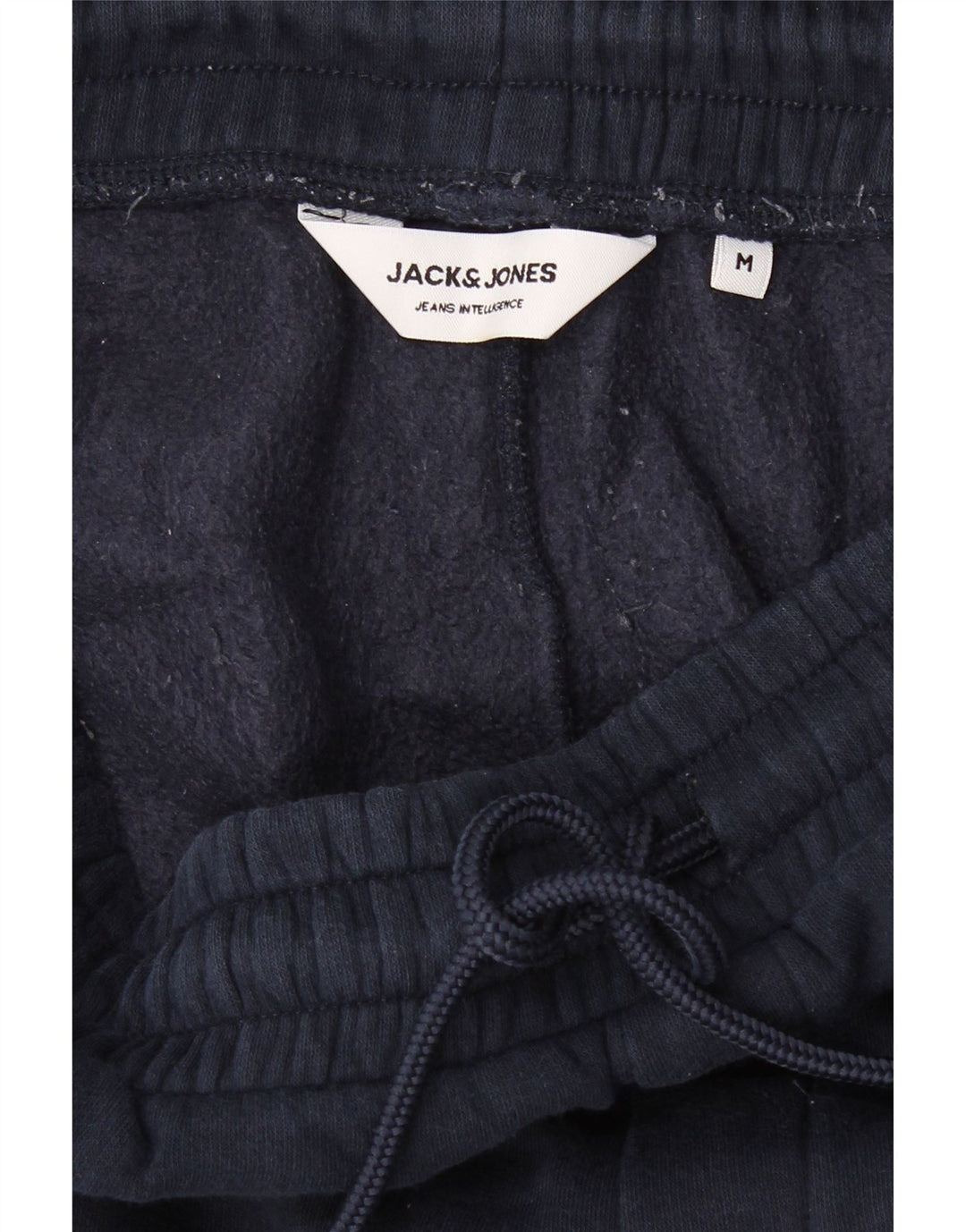 JACK & JONES Mens Tracksuit Trousers Joggers Medium  Navy Blue Cotton Vintage Jack & Jones and Second-Hand Jack & Jones from Messina Hembry 