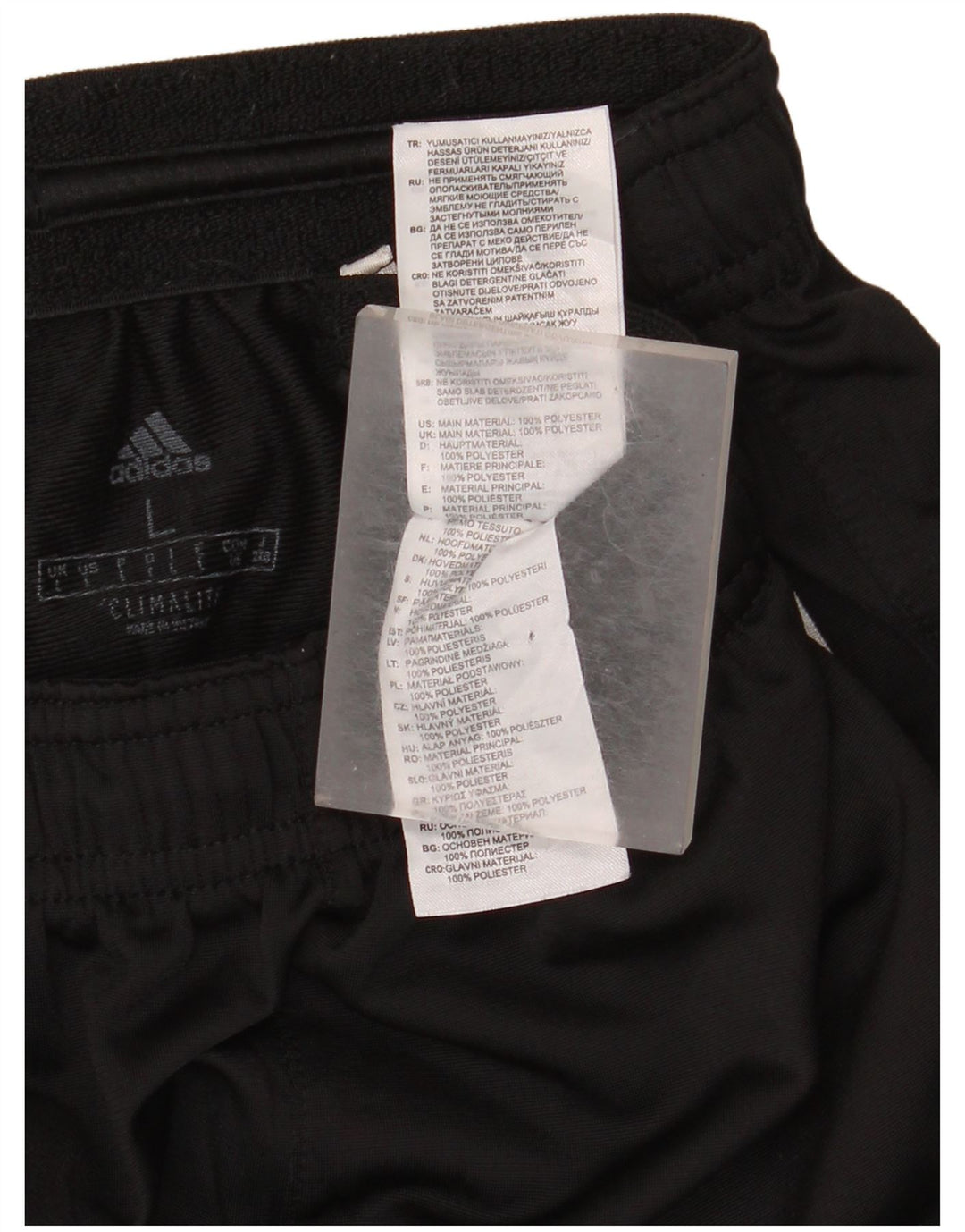 Adidas Damen Climalite Trainingshose UK 14 Large Schwarz Polyester