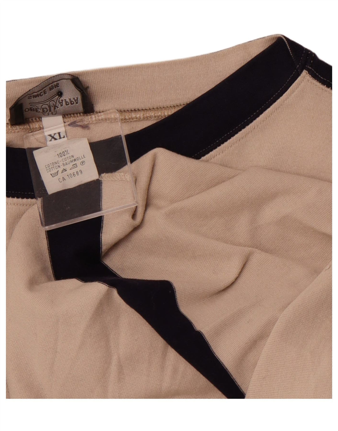 KAPPA Mens Top Long Sleeve XL White Striped Cotton