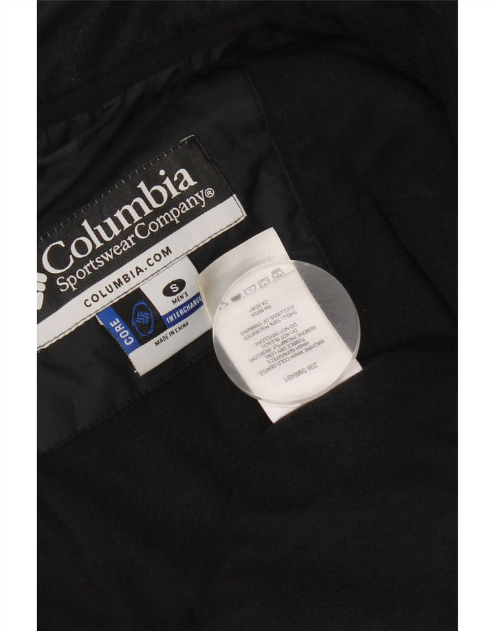 Columbia Herren Interchange Wattierte Jacke UK 36 Small Schwarz Polyester