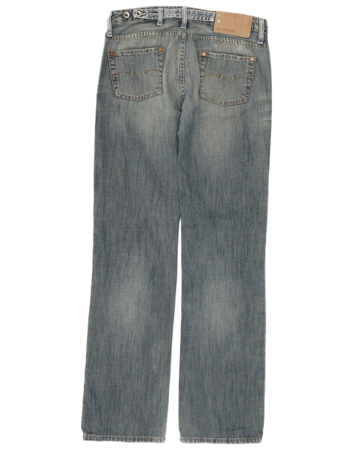 G-Star Damen Straight Jeans W26 L32 Blaue Baumwolle