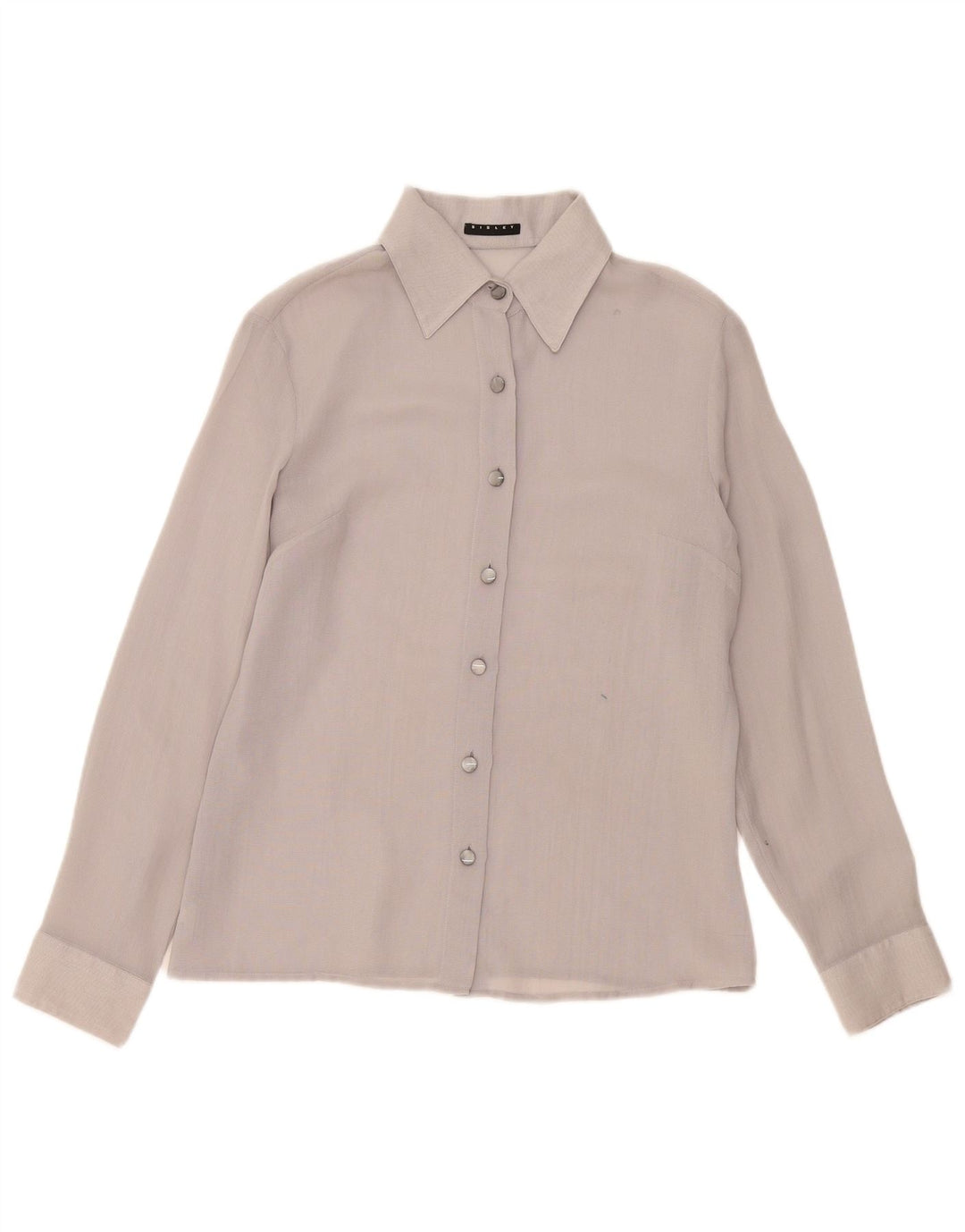 Sisley Damen Hemd UK 14 Mittelgrau