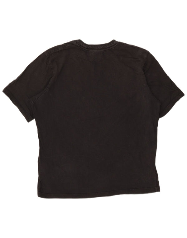 Adidas Herren Grafik T-Shirt Top Large Schwarz Baumwolle