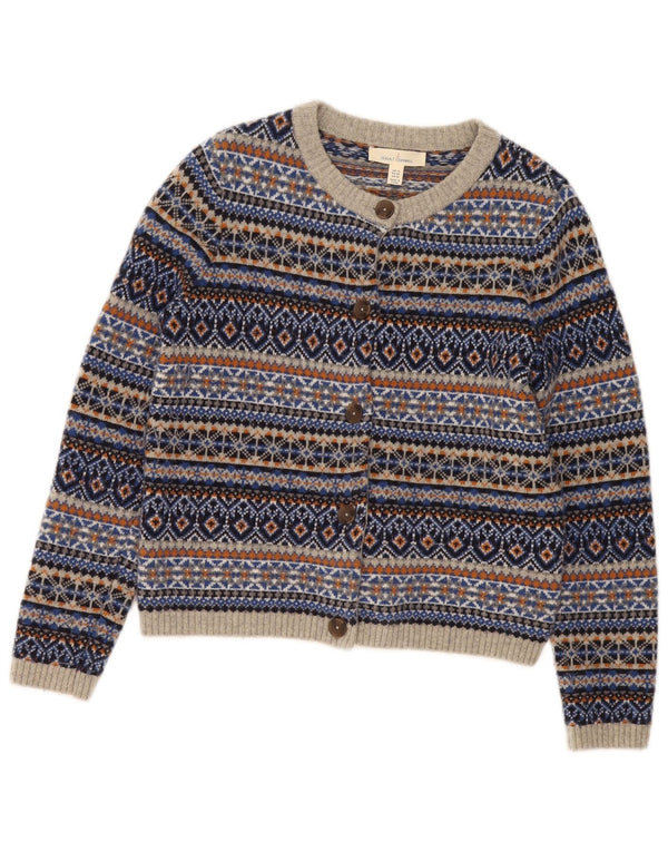 Seasalt Cornwall Damen-Cardigan-Pullover UK 14 Large Mehrfarbig