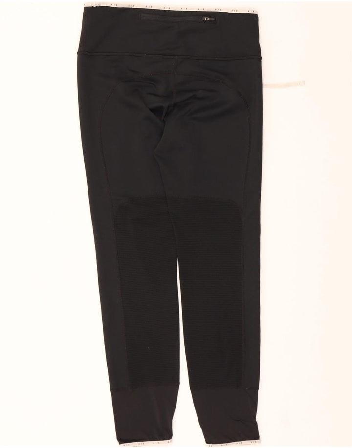 NIKE Womens Graphic Tracksuit Trousers UK 12 Medium Black Polyester Vintage Nike and Second-Hand Nike from Messina Hembry 