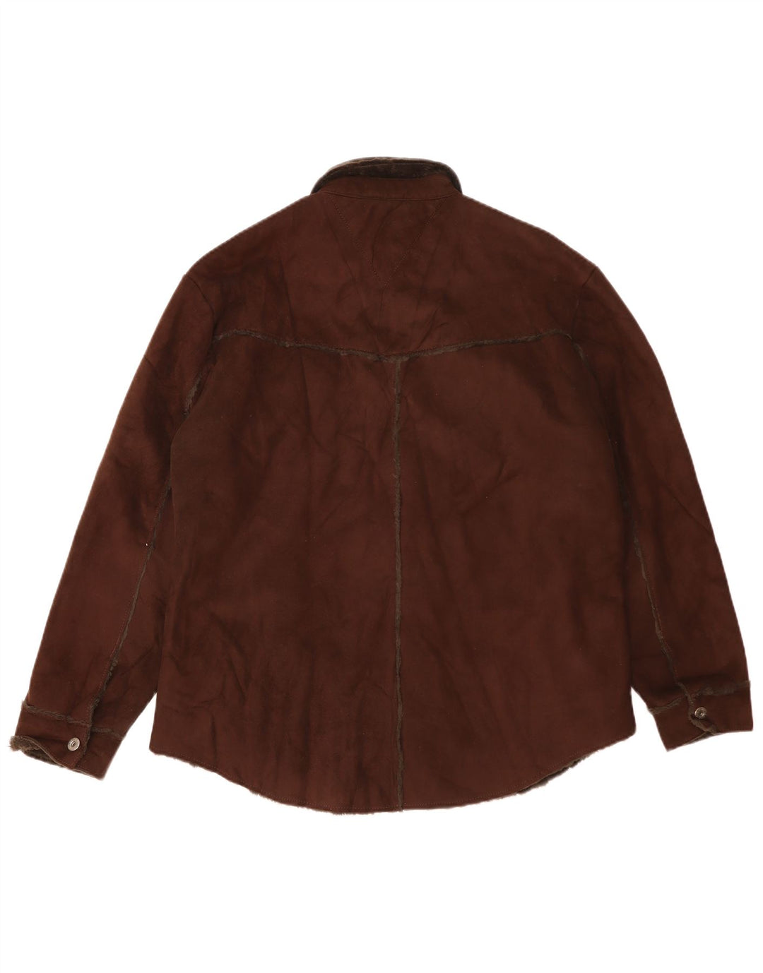 Tommy Hilfiger Herren-Overshirt-Hemd, groß, braun