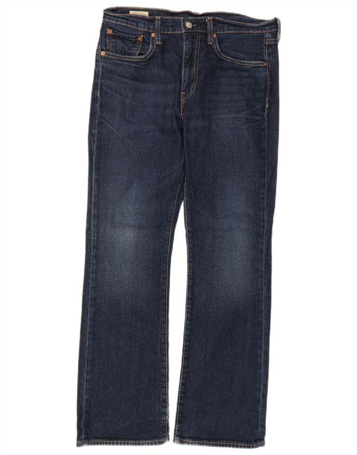 Levi's Herren 527 Bootcut Jeans W32 L30 Marineblau Baumwolle