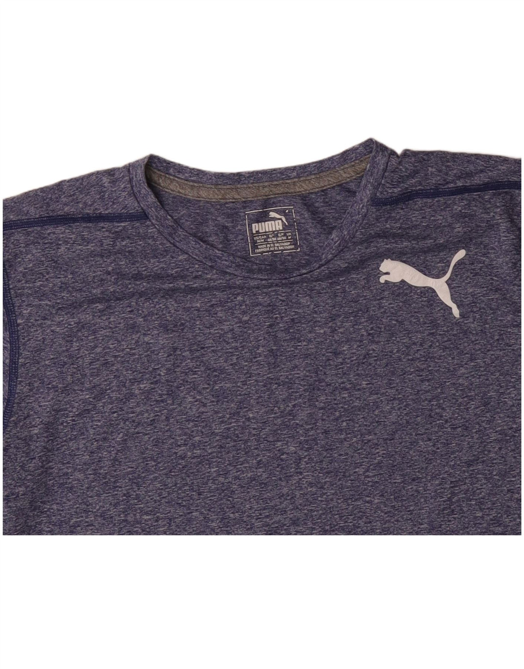 PUMA Herren T-Shirt Top Mittelblau meliert