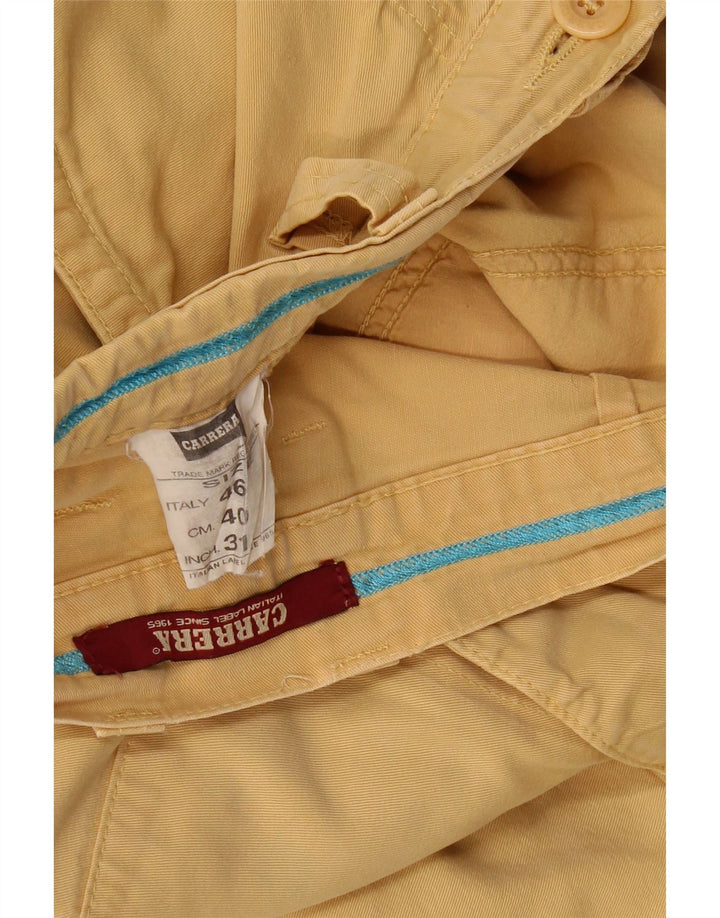 CARRERA Herren Cargoshorts IT 46 Small W31 Gelbe Baumwolle