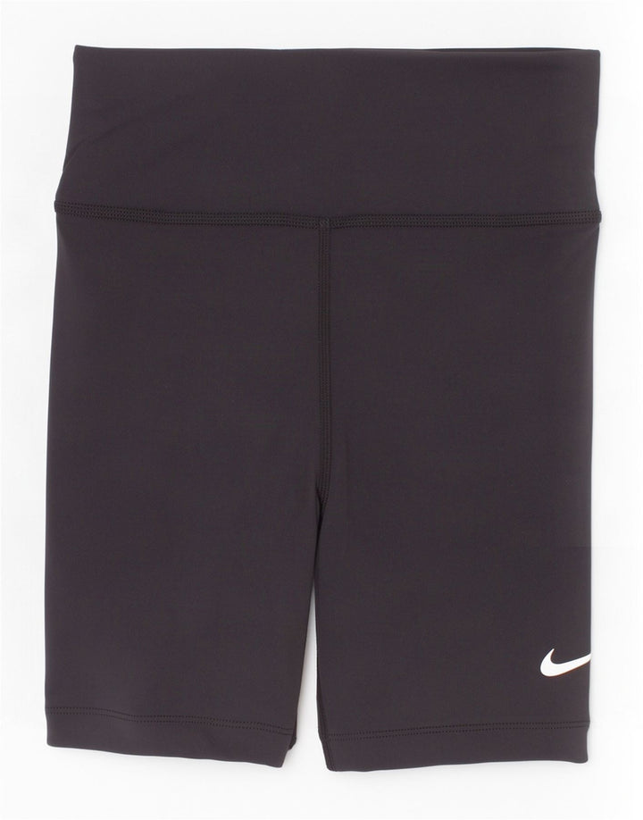 Nike Dri Fit Sportshorts für Mädchen, 10–11 Jahre, mittelgroß, schwarzes Polyester