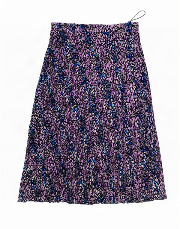 Marks & Spencer Damen A-Linienrock UK 14 Large W34 Mehrfarbig gepunktet