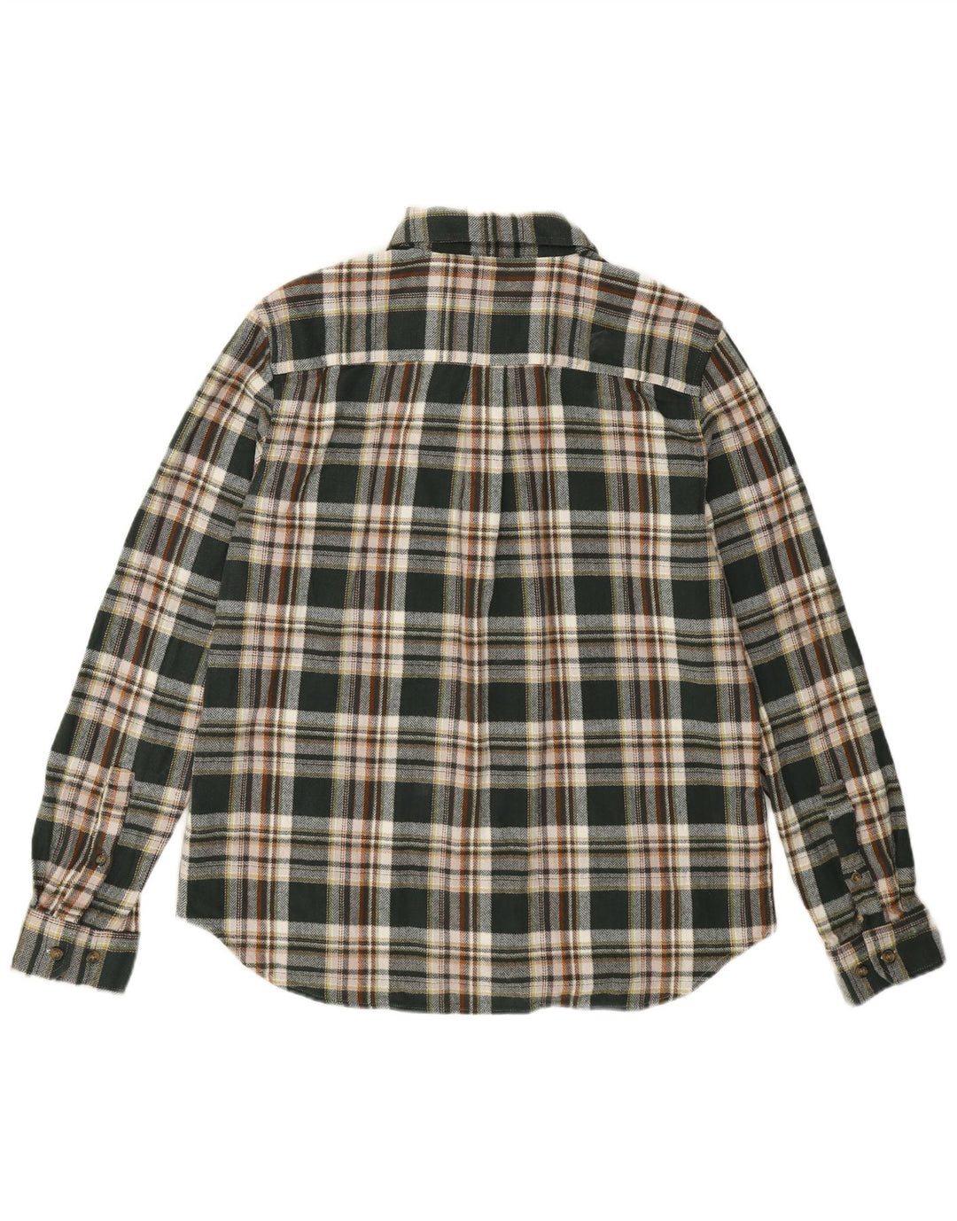 Eddie Bauer Herren-Flanellhemd, groß, grün, kariert, Baumwolle