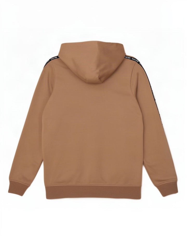 Ellesse Herren-Kapuzenpullover mit Grafik, klein, Beige, Farbblock-Polyester