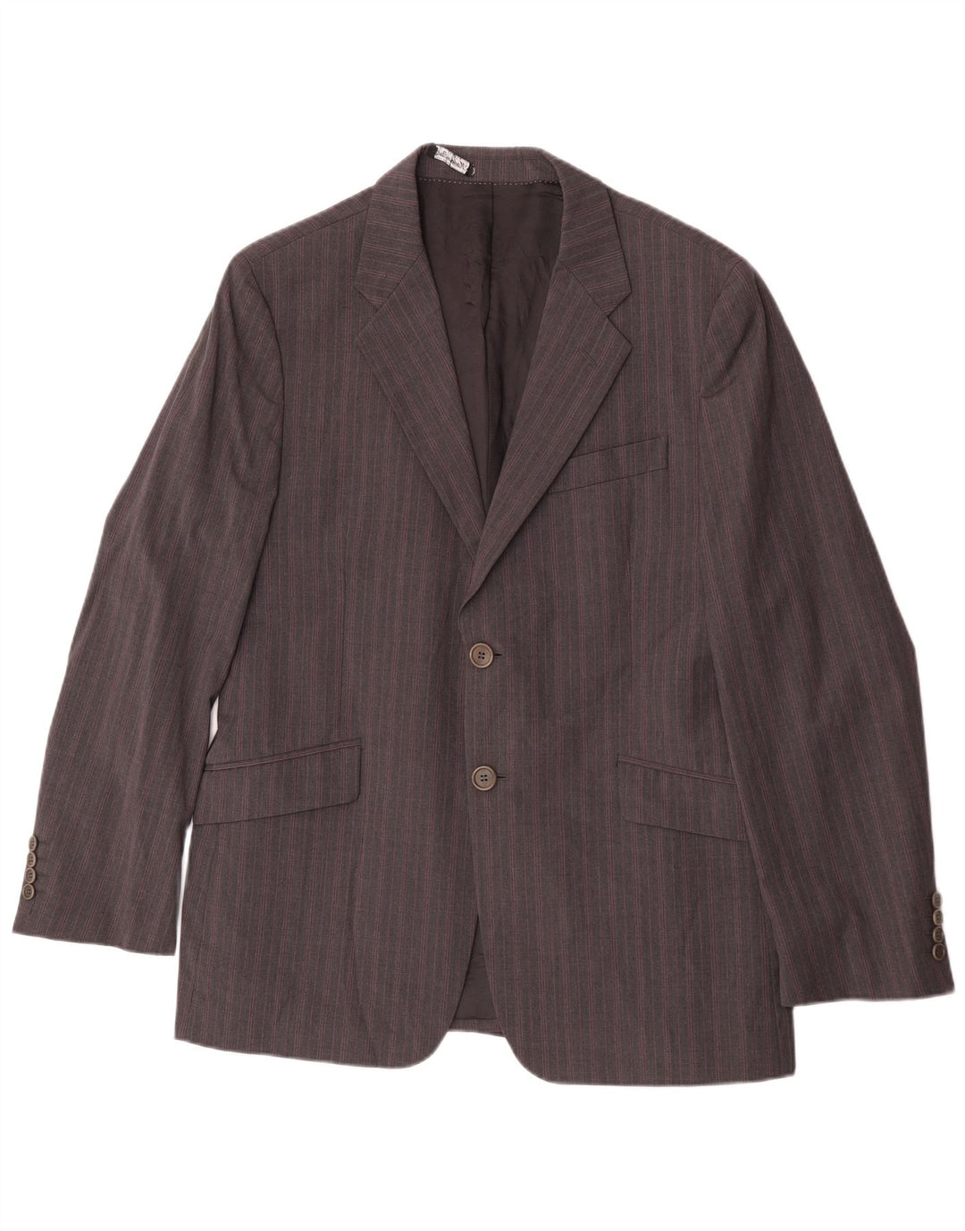 Paul Smith Herren 2-Knopf-Blazerjacke UK 42 XL Grau gestreift