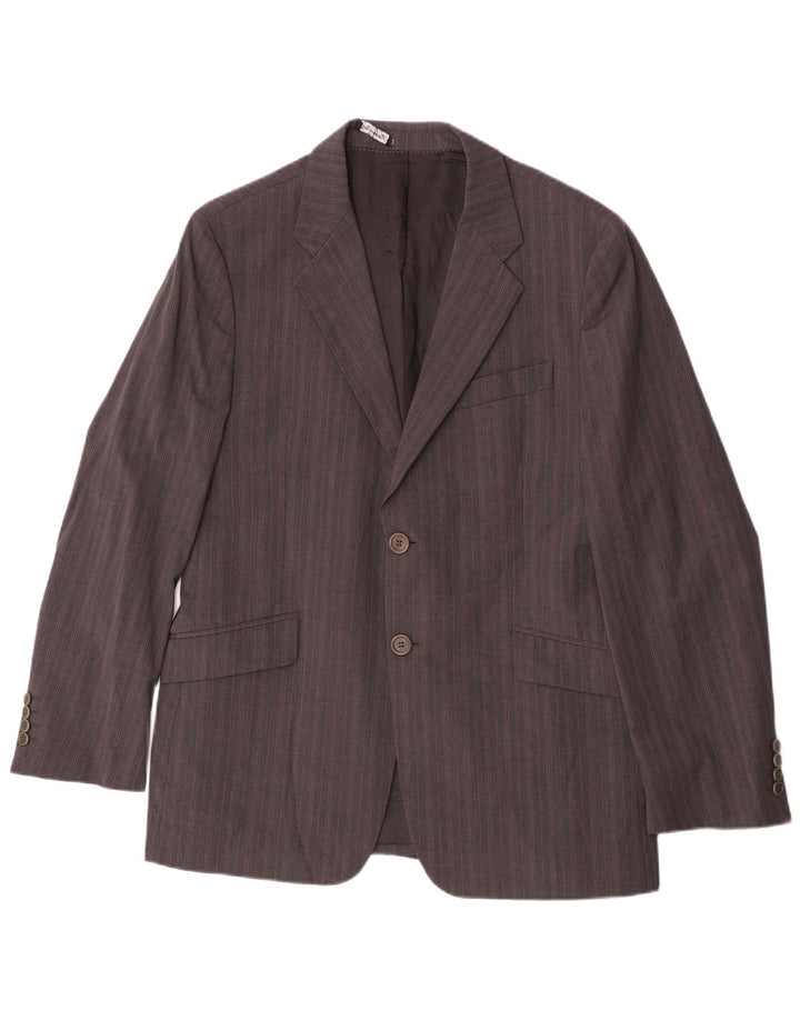 Paul Smith Herren 2-Knopf-Blazerjacke UK 42 XL Grau gestreift