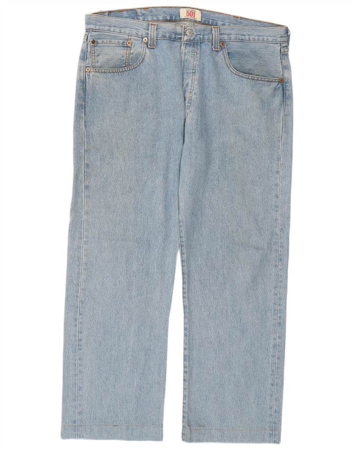 Levi's Herren 501 Straight Jeans W38 L28 Blaue Baumwolle