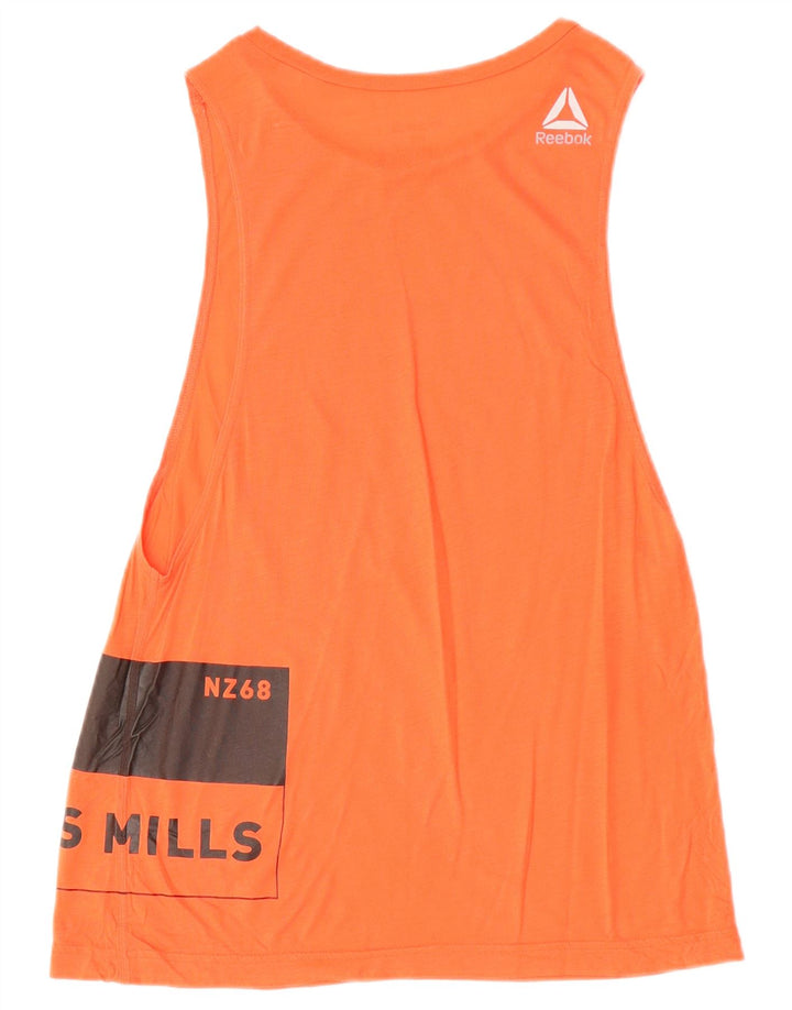 REEBOK Damen Graphic Vest Top UK 0/2 2XS Orange