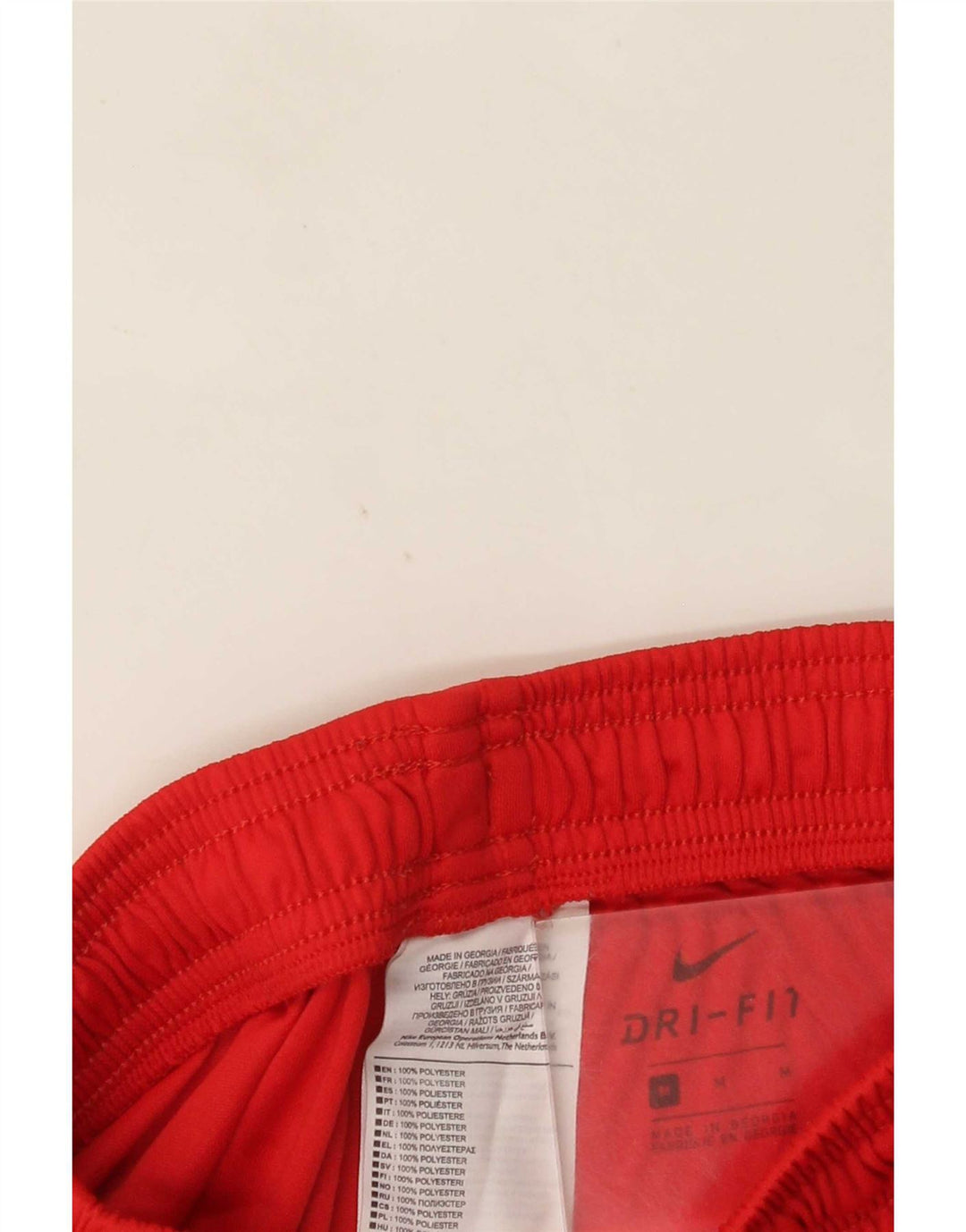 Nike Herren Dri Fit Sport Shorts Mittelrotes Polyester