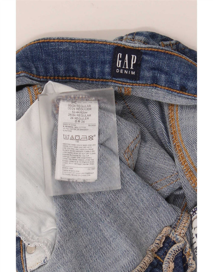 Gap Herren Distressed Slim Jeans W24 L27 Blaue Baumwolle