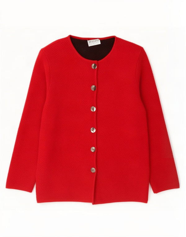 Bellini Damen Strickjacke IT 48 XL Rote Wolle