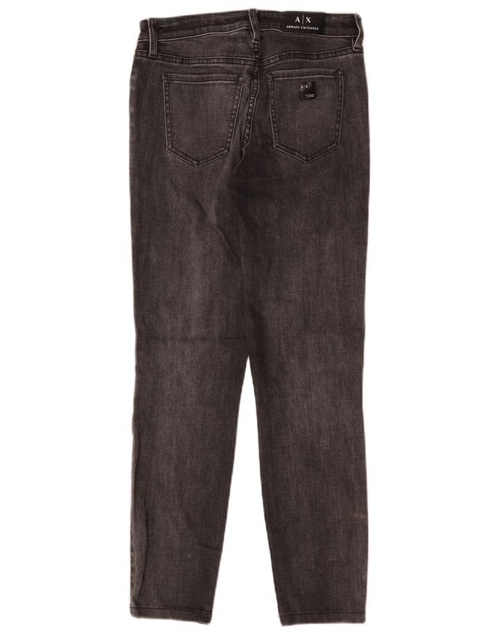 Armani Exchange Damen Super Skinny Jeans W25 L26 Grau