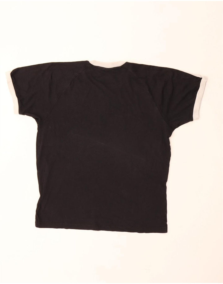 ADIDAS Herren T-Shirt Top Medium Schwarz Baumwolle