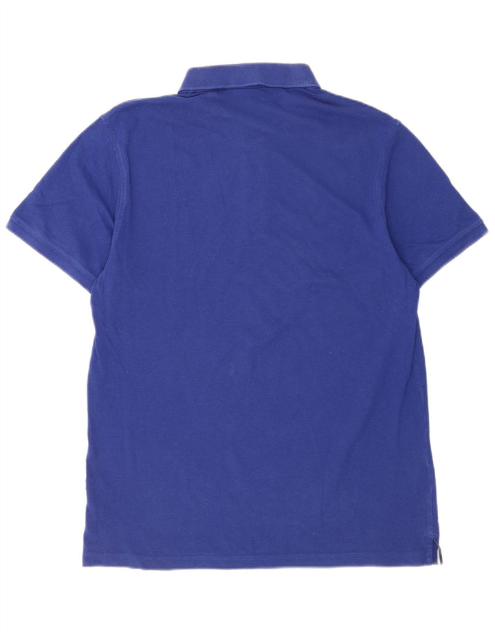 Gant Herren-Poloshirt, große blaue Baumwolle