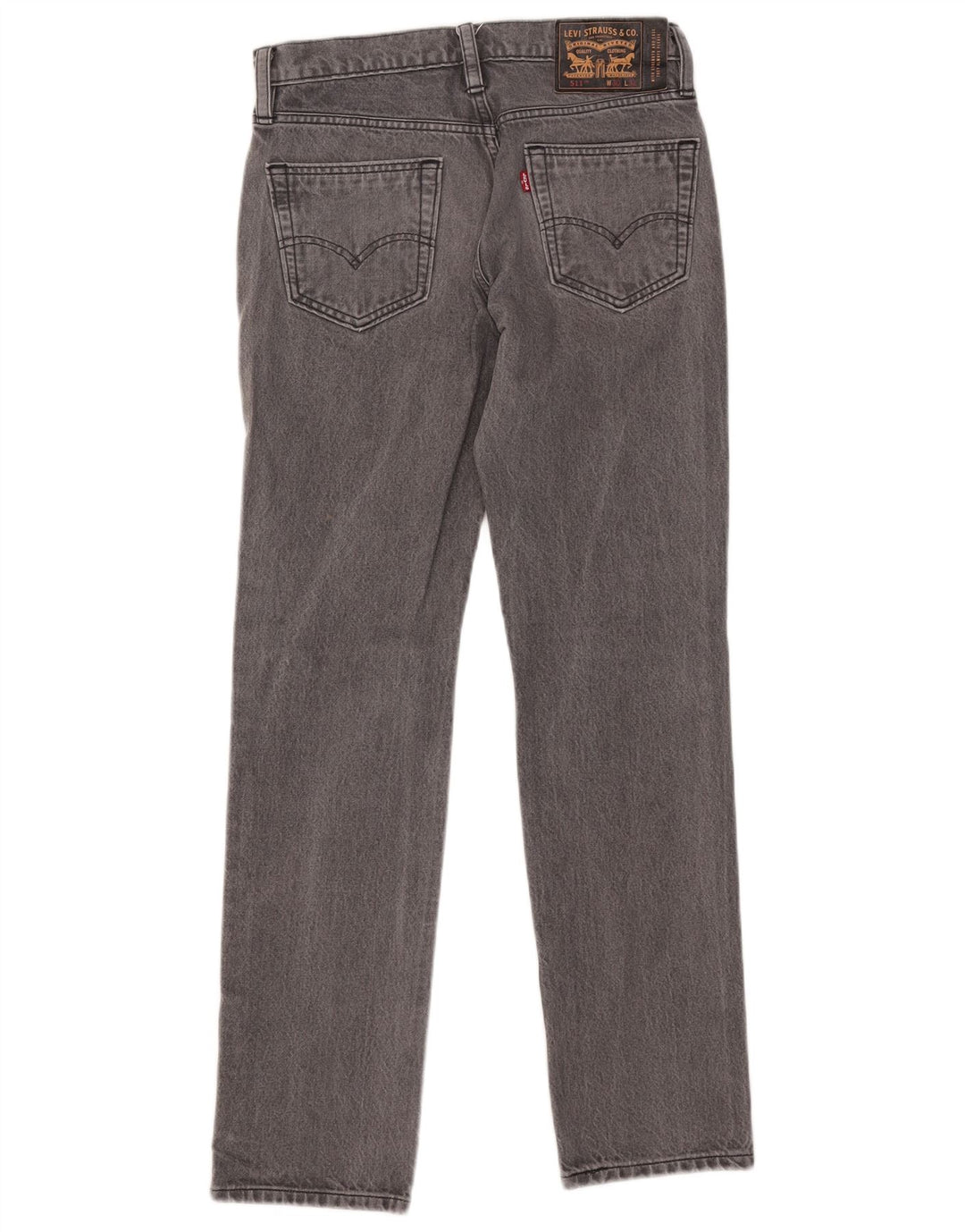 LEVI'S Herren 511 Slim Jeans W30 L32 Graue Baumwolle