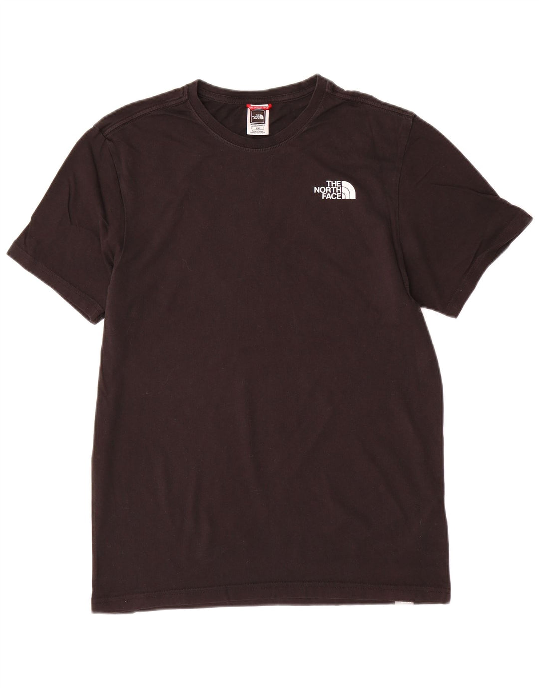 THE NORTH FACE Mens Graphic T-Shirt Top Medium Black Cotton