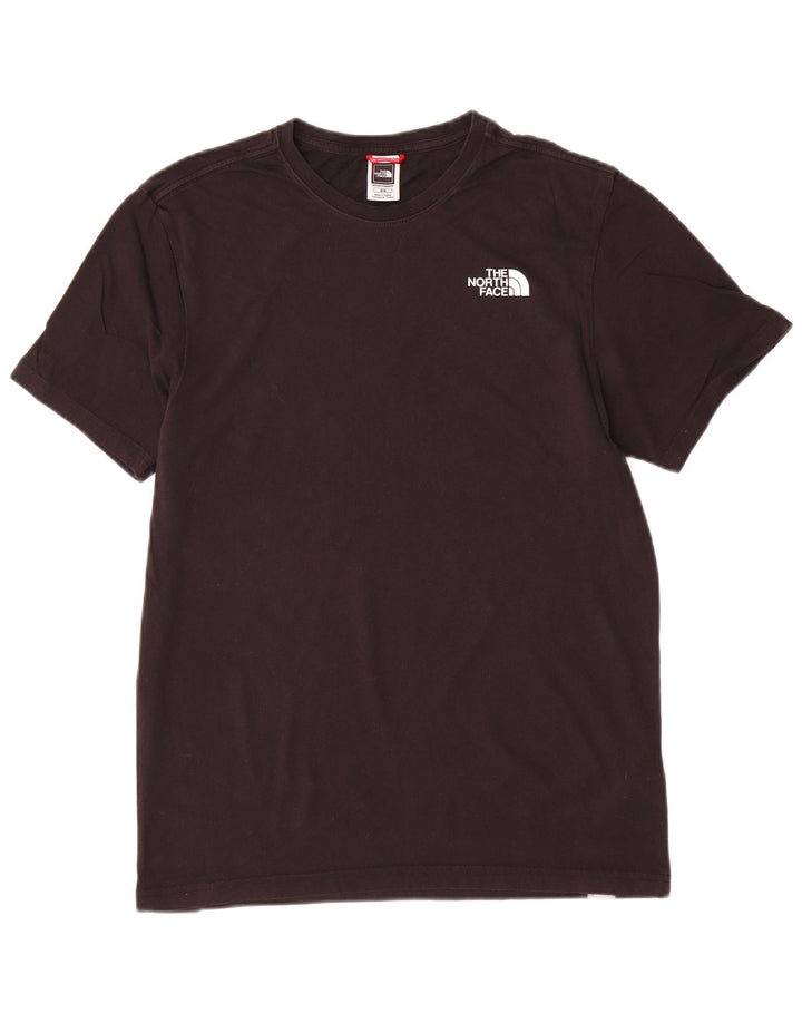 THE NORTH FACE Mens Graphic T-Shirt Top Medium Black Cotton