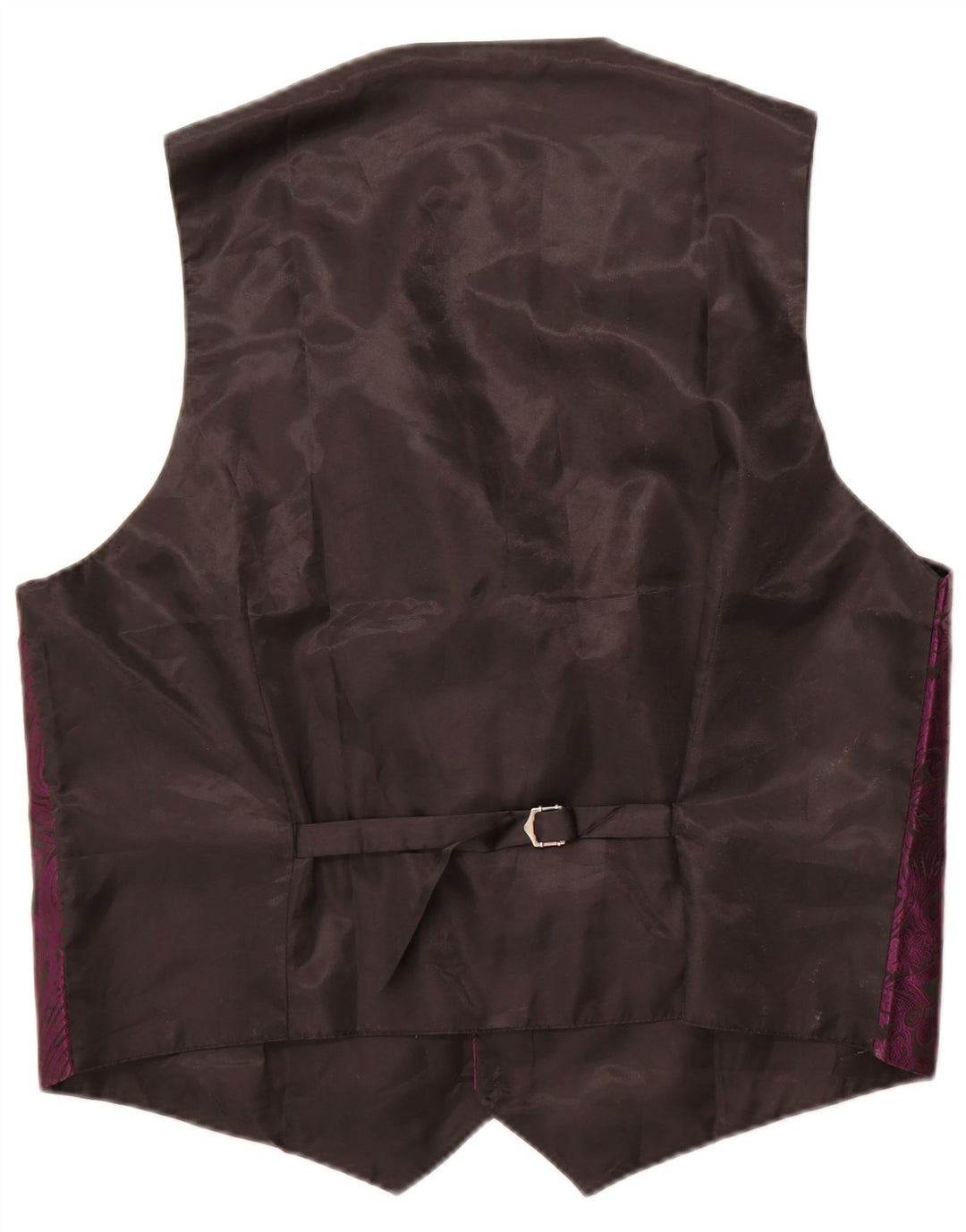 Vintage Herren Weste 2XL Lila Paisley Polyester