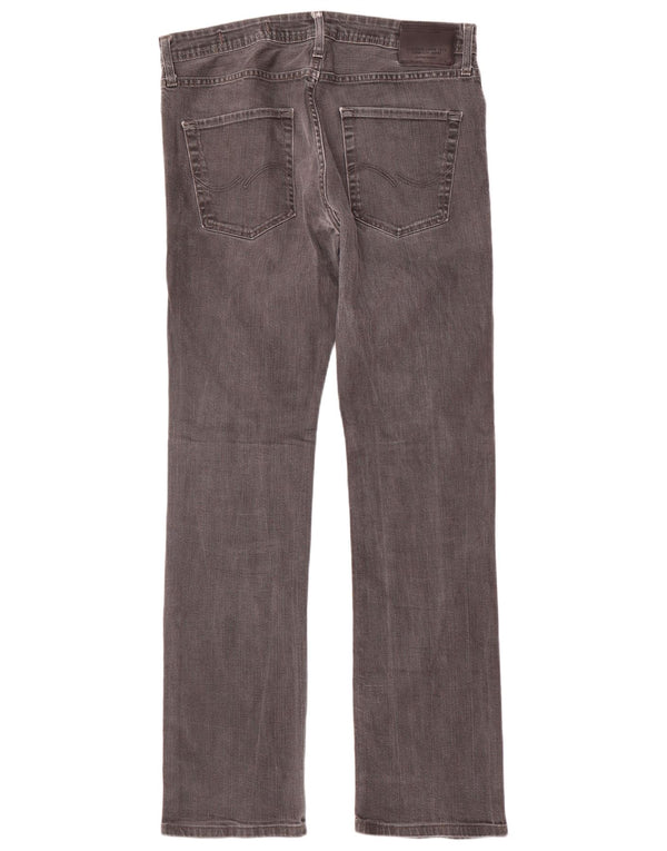 Jack & Jones Herren Straight Jeans W34 L36 Graue Baumwolle
