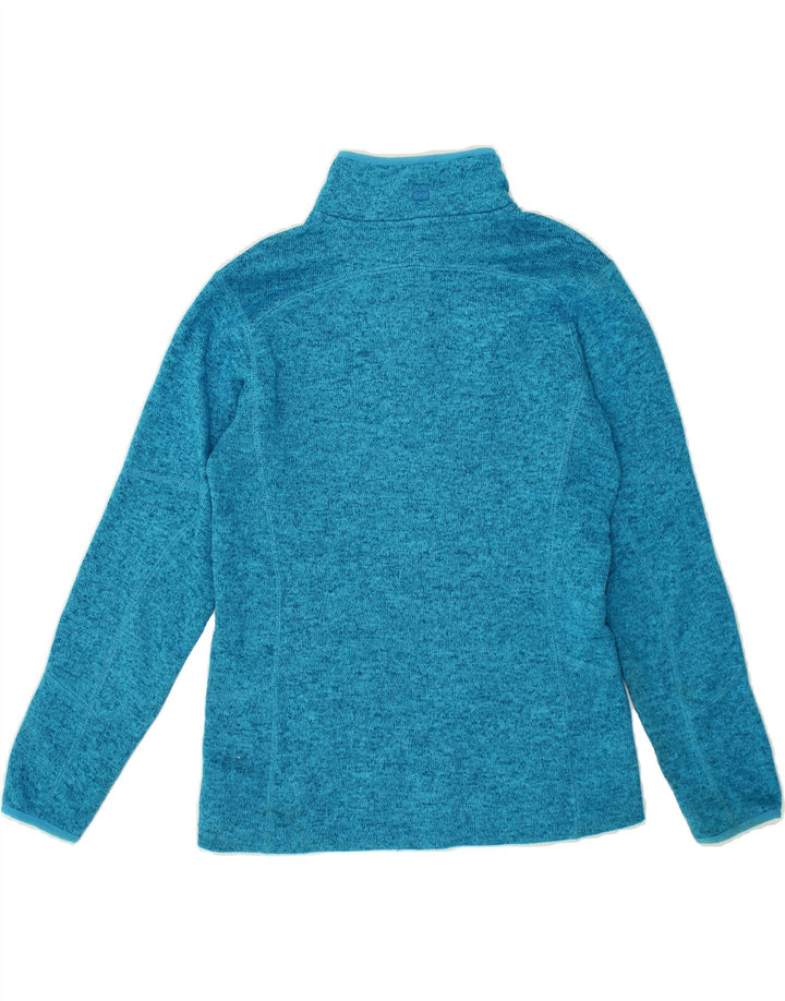 MOUNTAIN WAREHOUSE Womens Button Neck Jumper Sweater UK 10 Small Blue Vintage Mountain Warehouse and Second-Hand Mountain Warehouse from Messina Hembry 