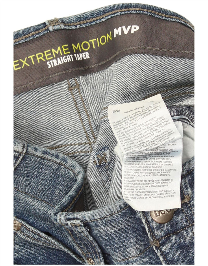 Lee Herren Flex Tapered Straight Jeans W32 L30 Blaue Baumwolle