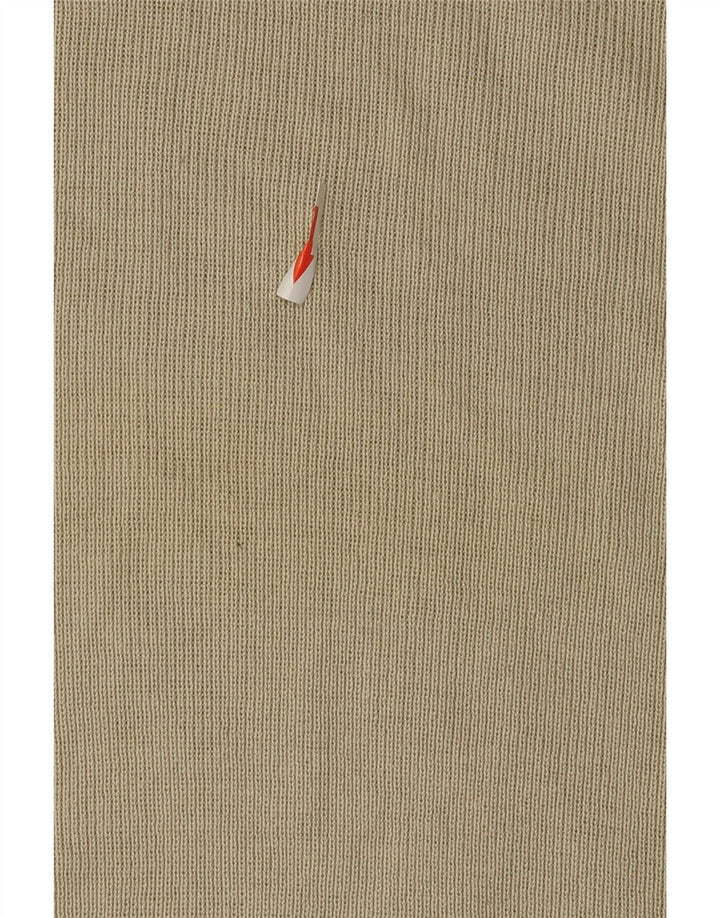 Farah Herren-Pullover mit V-Ausschnitt, groß, grünes geometrisches Acryl