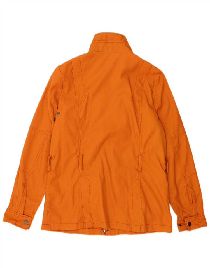 Zara Damen Utility-Jacke UK 14 Medium Orange Nylon