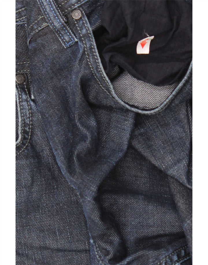 Diesel Herren Bootcut Jeans W36 L33 Marineblaue Baumwolle