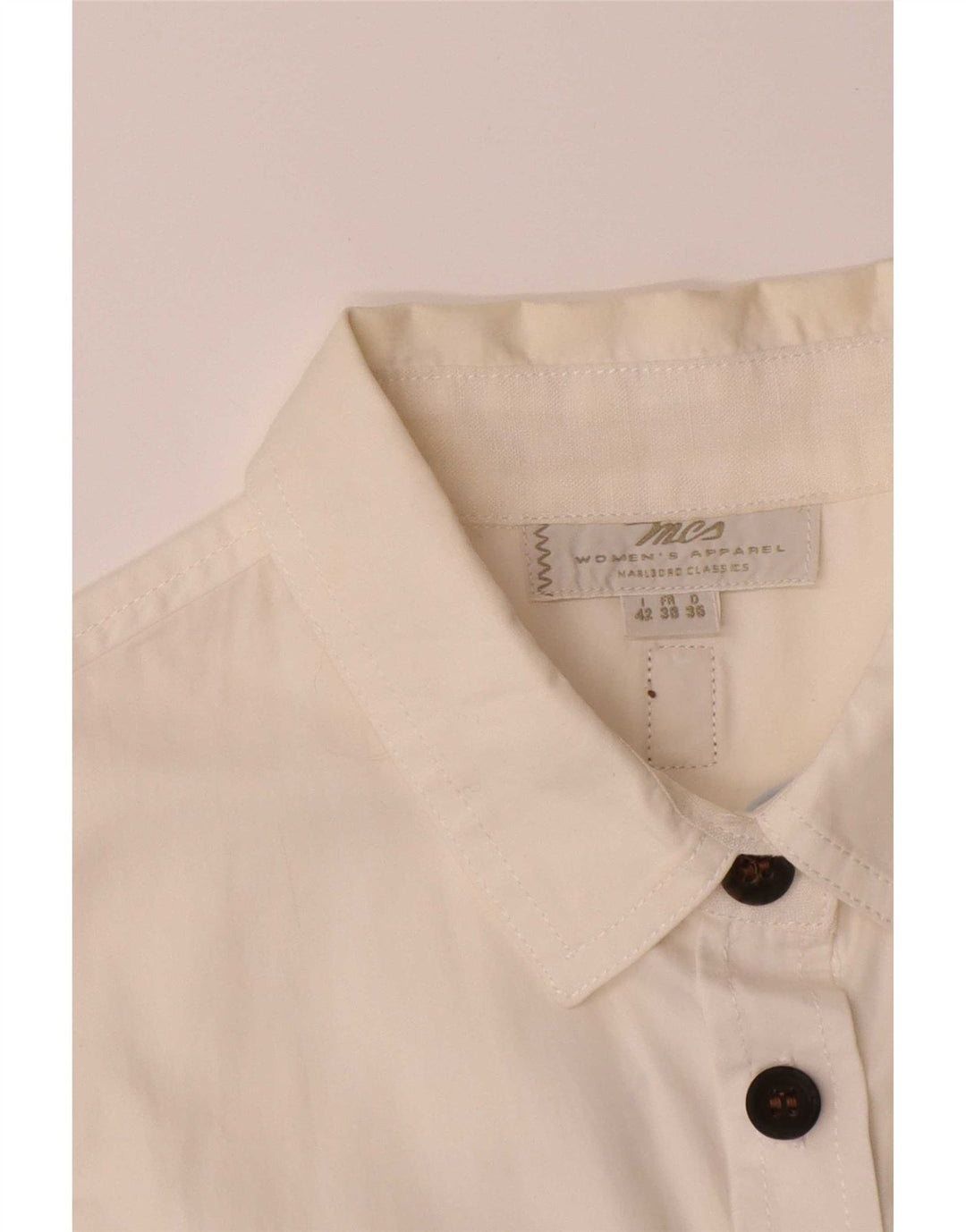 Marlboro Classics Damen Ärmelloses Pullover-Hemdkleid IT 42 Mittelweiß