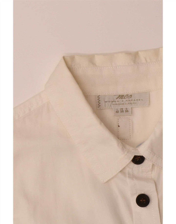 Marlboro Classics Damen Ärmelloses Pullover-Hemdkleid IT 42 Mittelweiß