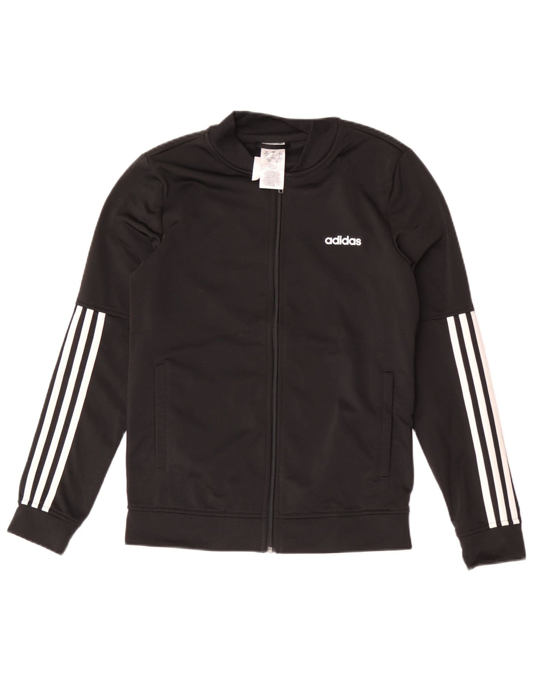 Adidas Damen Trainingsanzug Top Jacke UK 8/10 Small Schwarz Polyester