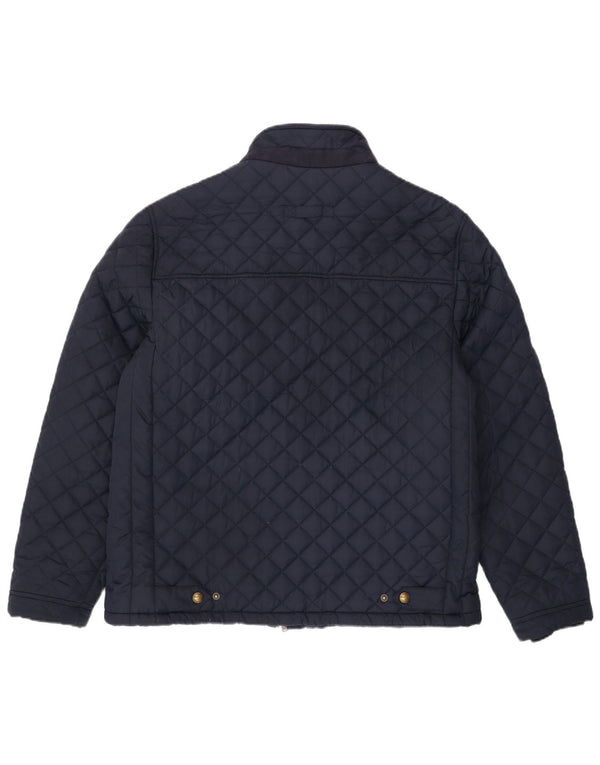 CREW CLOTHING Herren Steppjacke UK 42 XL Marineblau Polyester